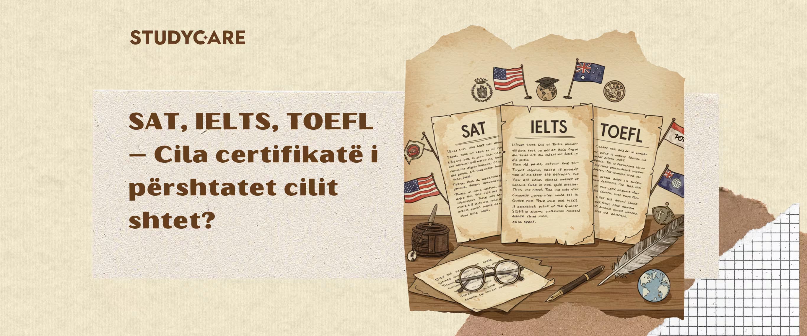  SAT, IELTS, TOEFL – Cila certifikatë i përshtatet cilit shtet?
